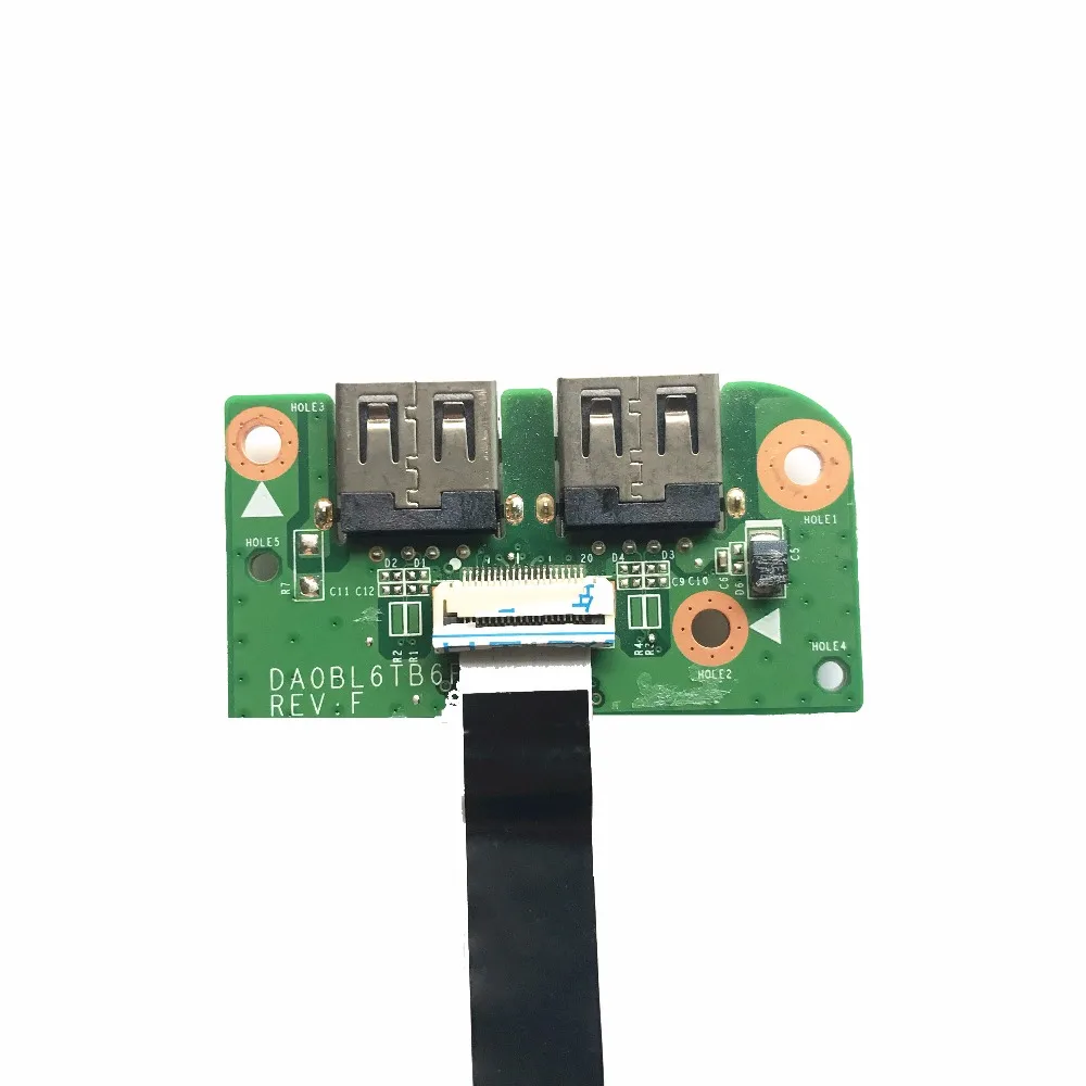 Оригинальная плата USB порта для Toshiba Satellite L650 L650D L655 L655D L750 L755 L750D серии DA0BL6TB6E0