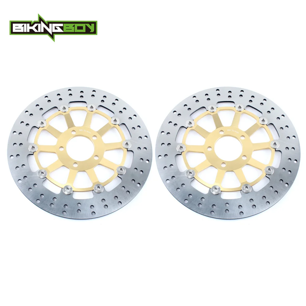 BIKINGBOY для KAWASAKI ZX9R 2000-2001 ZZR 1100 90-03 ZR Zephyr/RS ZXR 750 ZRX 1200 R S передние тормозные диски