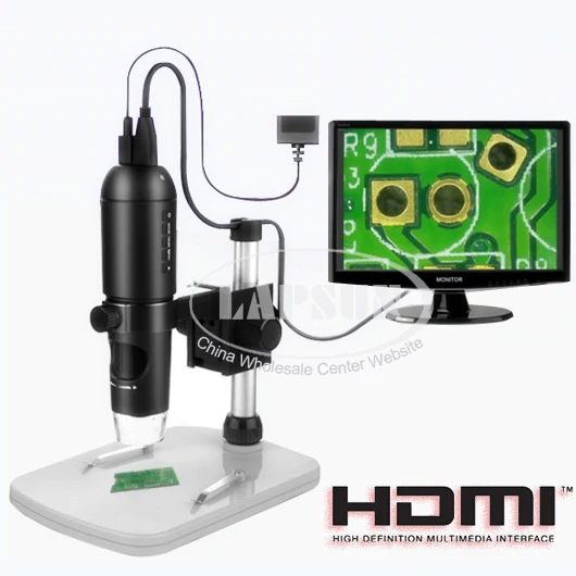 10X 200X 1080P HDMI USB HD цифровой лабораторный микроскоп камера TF карта видео рекордер для