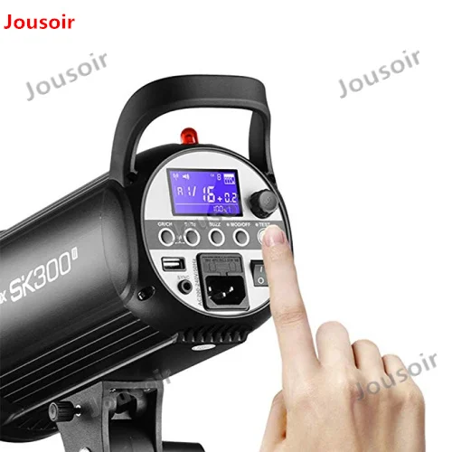 Godox SK300II 300Ws GN65 профессиональный студийный стробоскоп со встроенной системой 2 4G