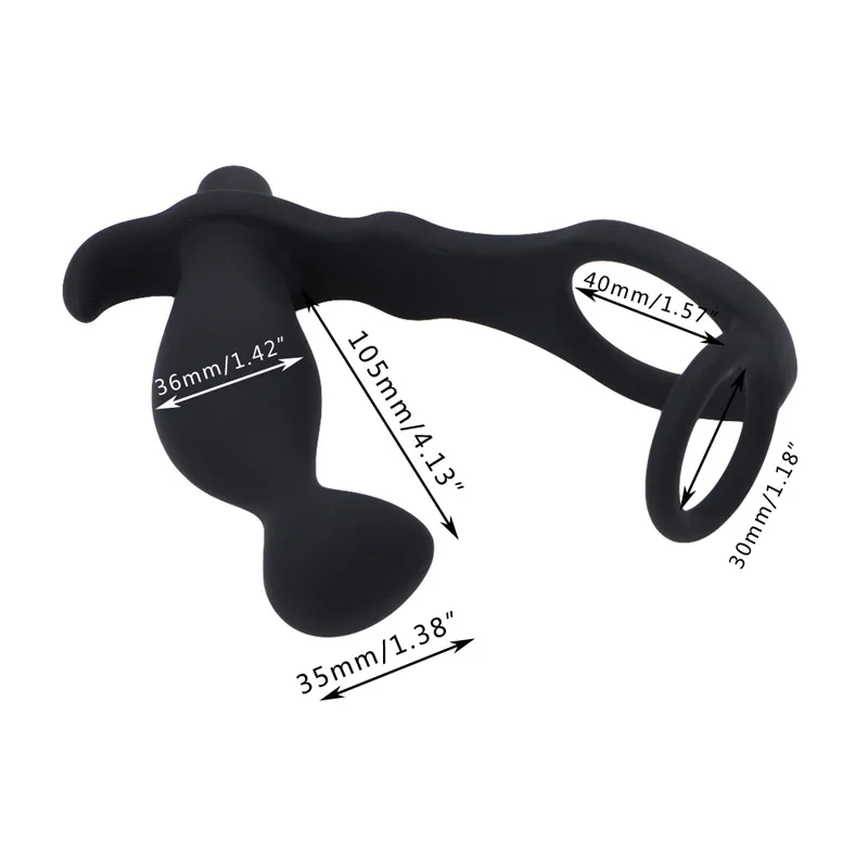 Premium Quality 10 Vibration Anal Silicone Sex Toys For Men Erotic Prostate Butt Plugs |