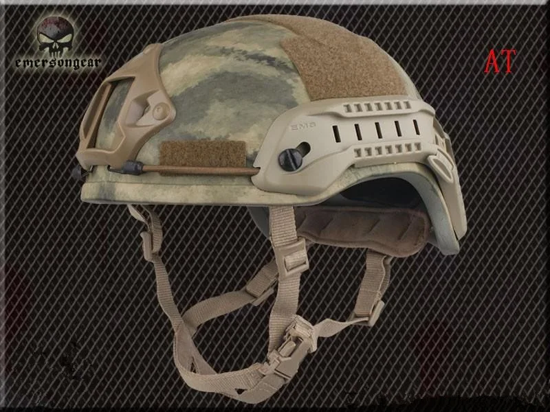 EMERSON Tactical ACH MICH 2001 Half Cover Helmet-Special Action Version MULTICAM DD/AT/AT-FG Colors   Masks