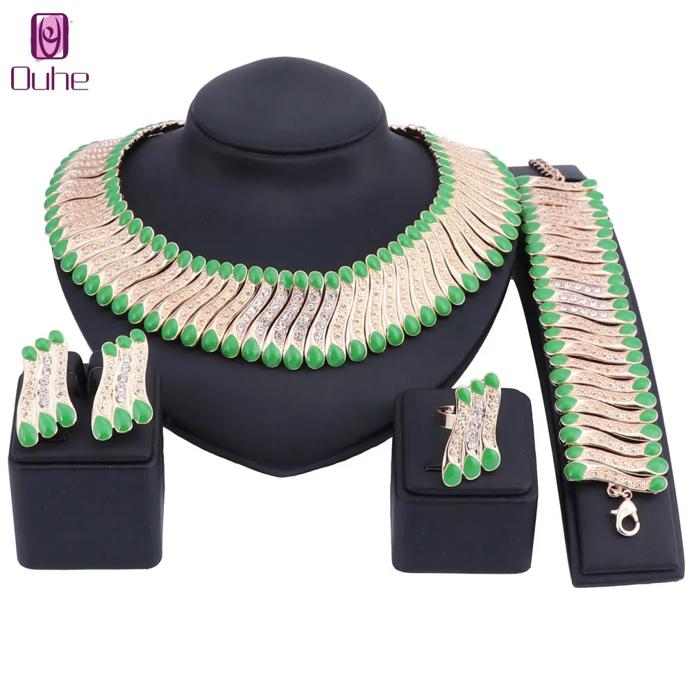 Набор ювелирных украшений из кристаллов 3 цвета|parure bijoux|parure bijoux femmeafrican beads jewelry set |