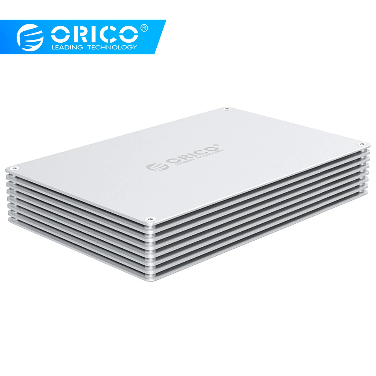 Чехол для жесткого диска ORICO type-C DIY 2,5, 3,5 дюйма, корпус для жесткого диска из алюминиевого сплава, коробка для жесткого диска для samsung Seagate, поддержка 20 ТБ