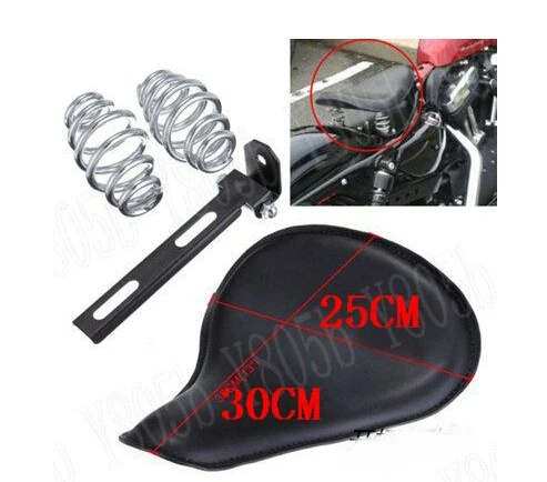 Пружинное сиденье для мотоцикла Solo + Монтажный кронштейн Yamaha VStar 400 650 1100 1300 Virago Xv 250