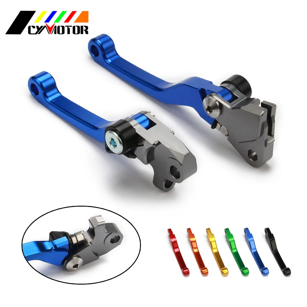 Рычаги поворотного тормоза и сцепления для мотоцикла CNC YAMAHA YZ125 YZ250 YZ250F YZ250X YZ426F YZ450F