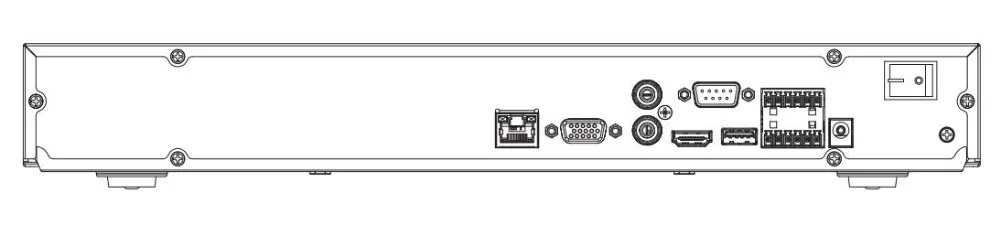 Dahua NVR5208 4KS2 NVR5216 8/16/32 канала 1U 4K & H.265 Pro сетевой видеорегистратор