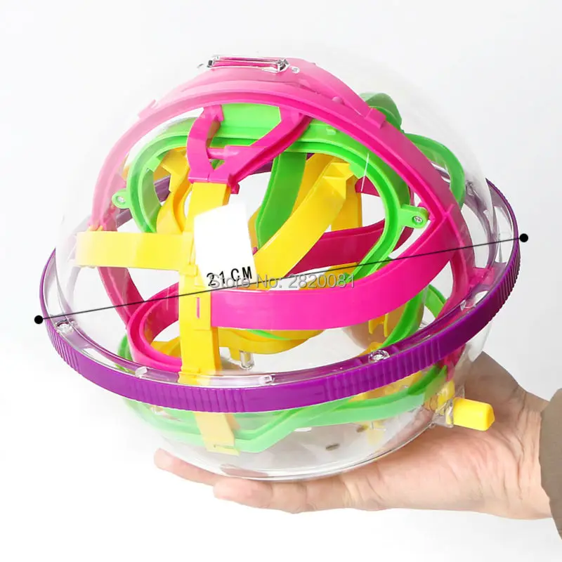 3D монеты волшебный Интеллектуальный лабиринт шар 100 шагов развивающая игра