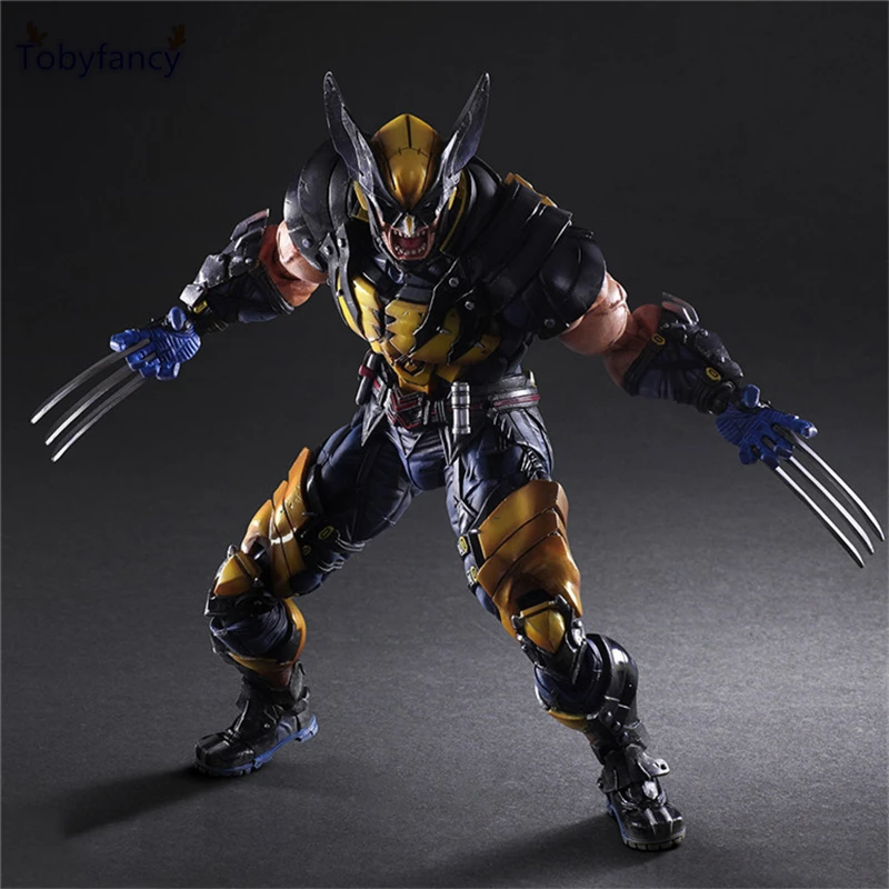 Новая фигурка Росомахи LOGAN X men X-men Play Arts Kai Wolverine James Howlett PA KAI ПВХ 26 см кукла игрушка |