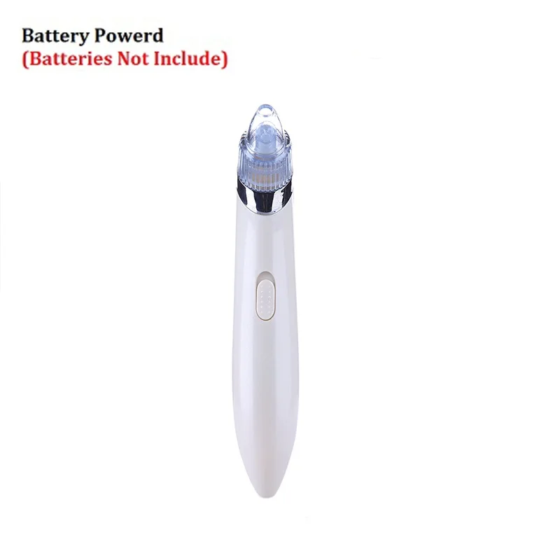 Battery Powered Hot Pro вакуумное очищающее средство от черных точек для удаления электрическое очищение от акне отшелушивающая очистка Комедо всасывающий косметический аппарат для лица - Color: Battery Powered