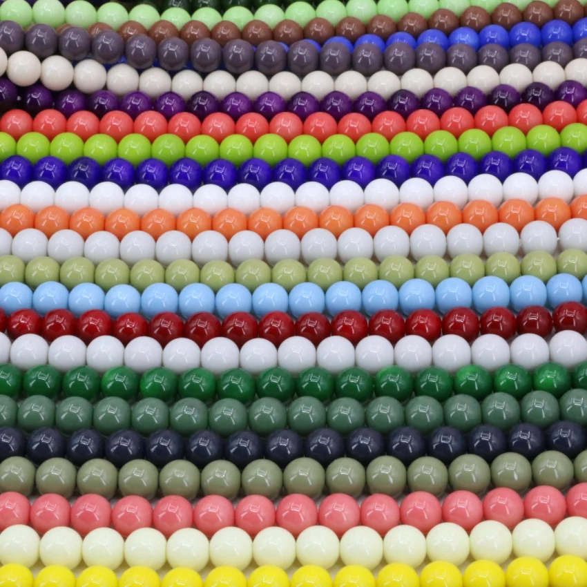 8 мм конфетные цветные бусины из рыхлой породы круглая краска для выпечки