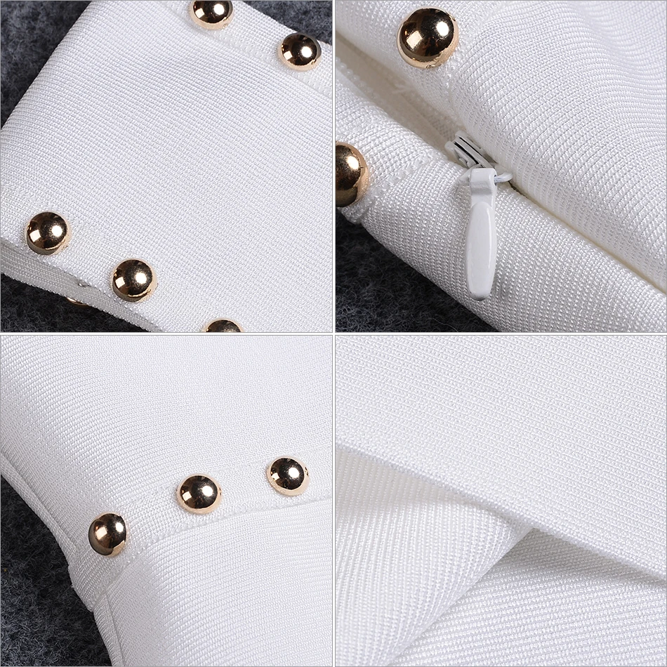 Adyce 2019 сексуальное женское Бандажное платье белое без рукавов на одно плечо с