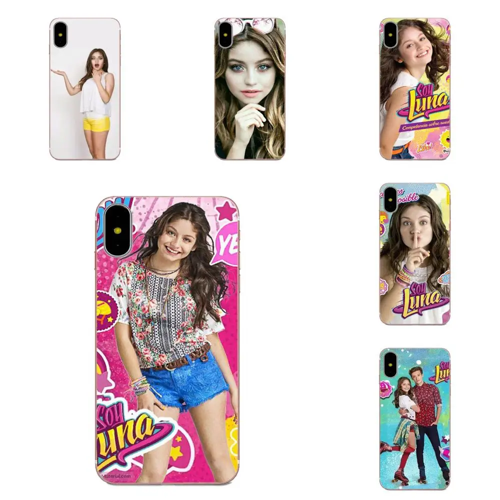 Мягкий Силиконовый ТПУ Прозрачный Новый Модный соевый Luna для Apple iPhone 4 4S 5 5C 5S SE 6 6S 7