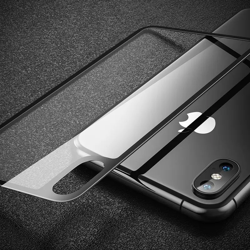 Grey Benks для iPhone XS Max, закаленное стекло, задняя пленка KR+ PRO, 3D, изогнутое, полное покрытие, 0,23 мм, для iPhone XS Max, заднее стекло, пленка - Цвет: Grey