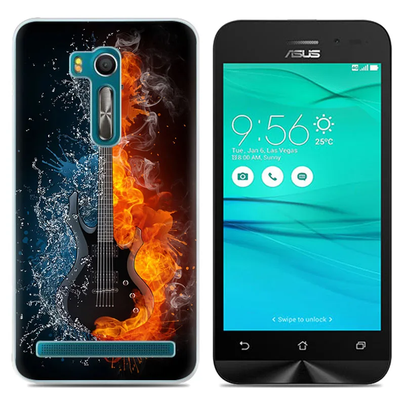 Для Asus Zenfone Go ZB552KL чехол 5 дюймов мультяшный мягкий для телефона из ТПУ X007D