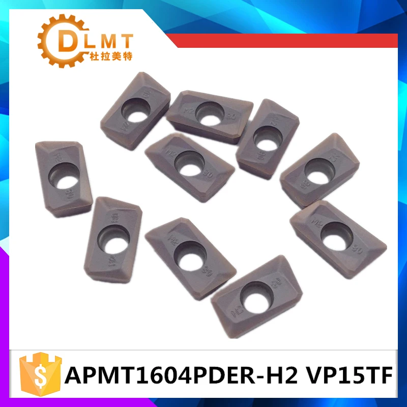 10 шт./APMT1604PDER M2 VP15TF APMT1604 PDER H2 VP1 вставки для тонкой обработки| |