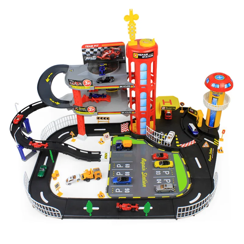 Детский центр по ремонту F1 сборная головоломка парковочная трасса стерео
