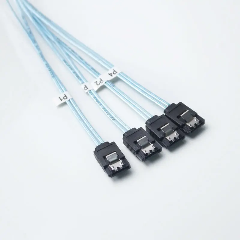 ULT-BEST высокоскоростной 6gbps SAS кабель 4xsata 7Pin Female to высокого качества для сервера 1M |