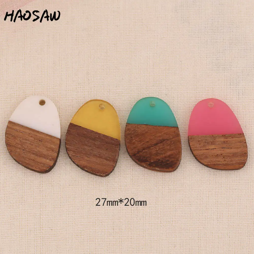 HAOSAW Choose 6 шт./лот необычная овальная/полудеревянная полуполимерная/Сделай сам