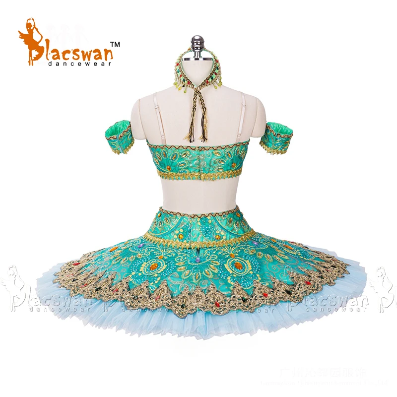 Классическая балетная пачка BT694 La Bayadere, зеленая профессиональная классическая балетная пачка для взрослых, для выступлений, классическая балетная пачка для детей