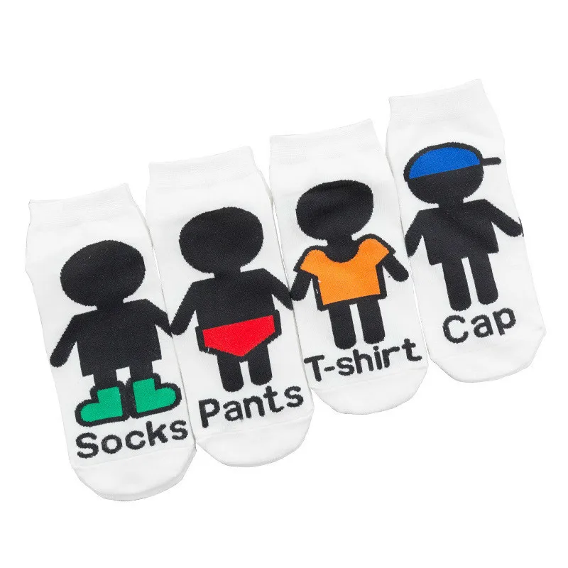 Женские короткие носки в стиле Харадзюку Calcetines Mujer Повседневные хлопковые Calzini