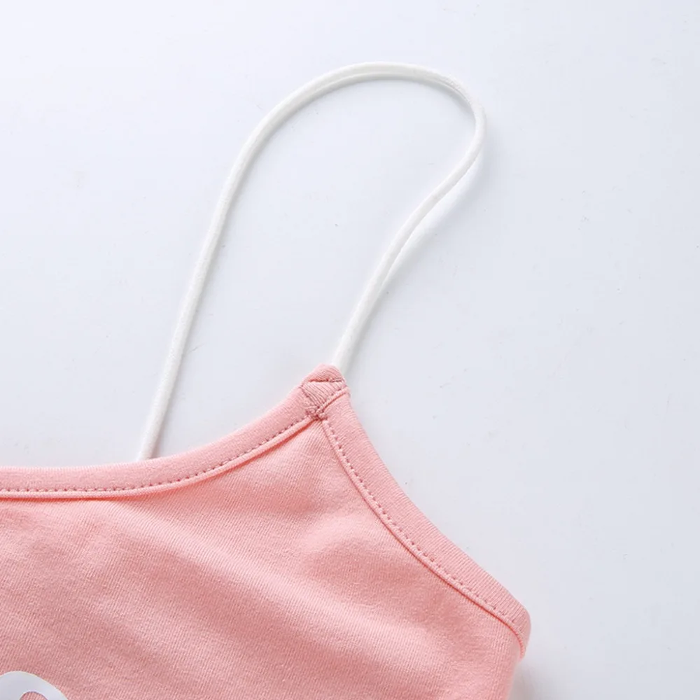 Print Letter Summer T-Shirt Female Sexy Crop Top Sleeveless Tee Casual Pink T Shirt Women Top Vest Short Bottoming Tshirt TT3M