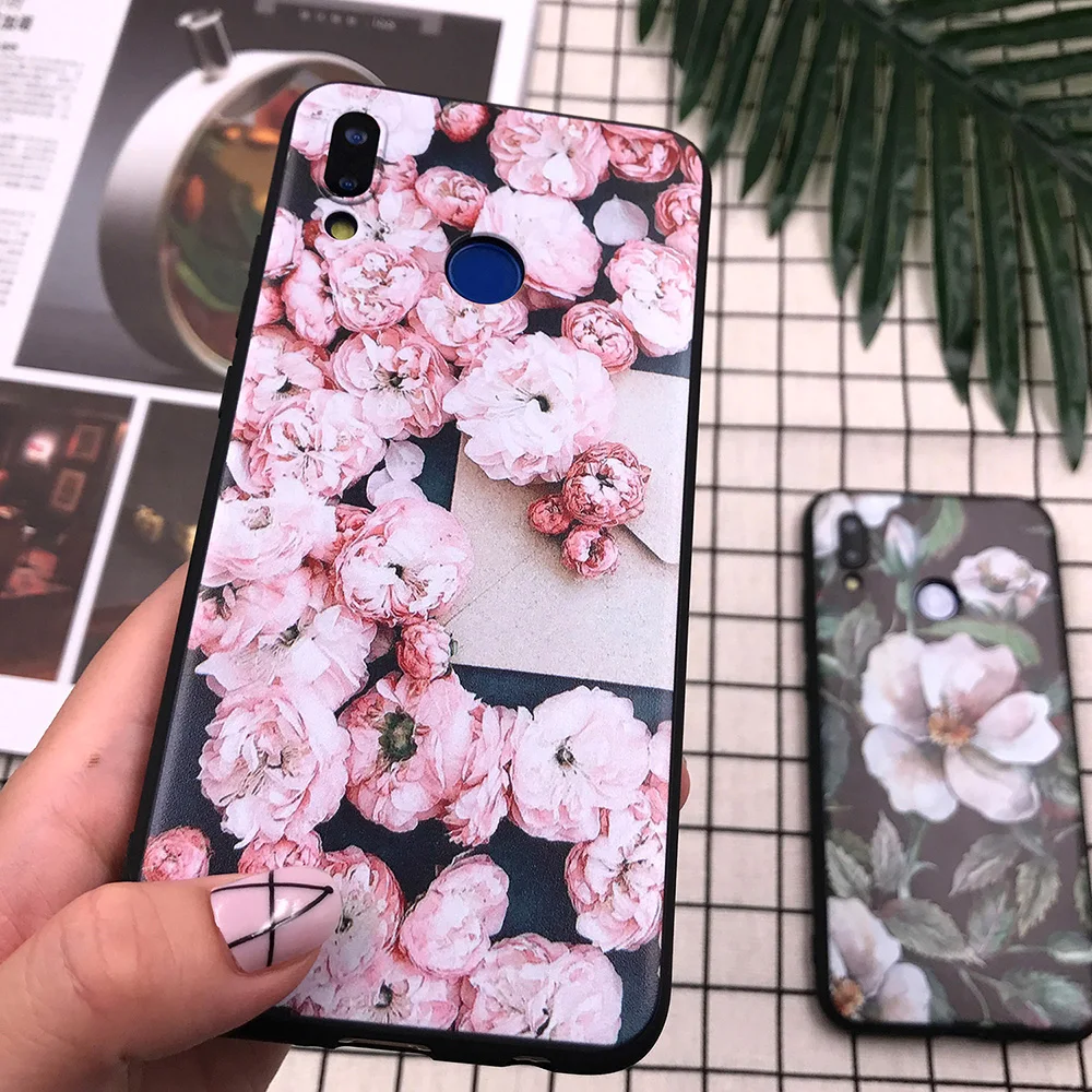 Чехол для Huawei P20 Lite чехол с цветами P9 2017 P8 P10 Pro Plus Honor 9 Mate 10 чехол|Бамперы| |