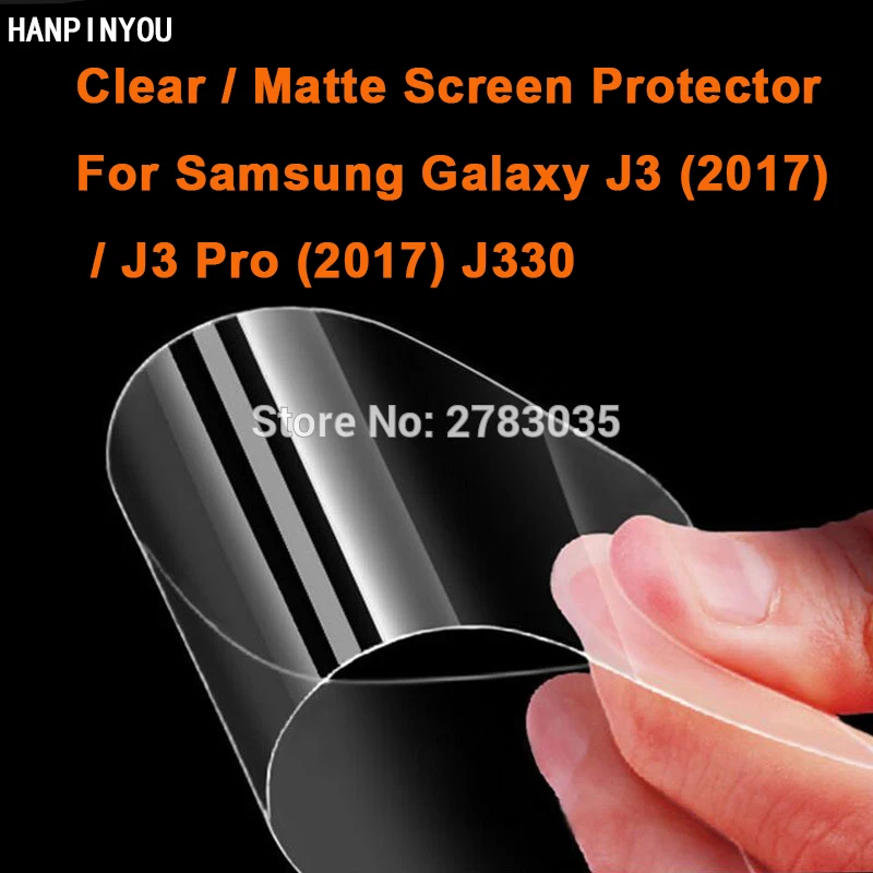 HD Прозрачная/Антибликовая матовая защитная пленка для Samsung Galaxy J3/J3 Pro (2017) J330 5 0