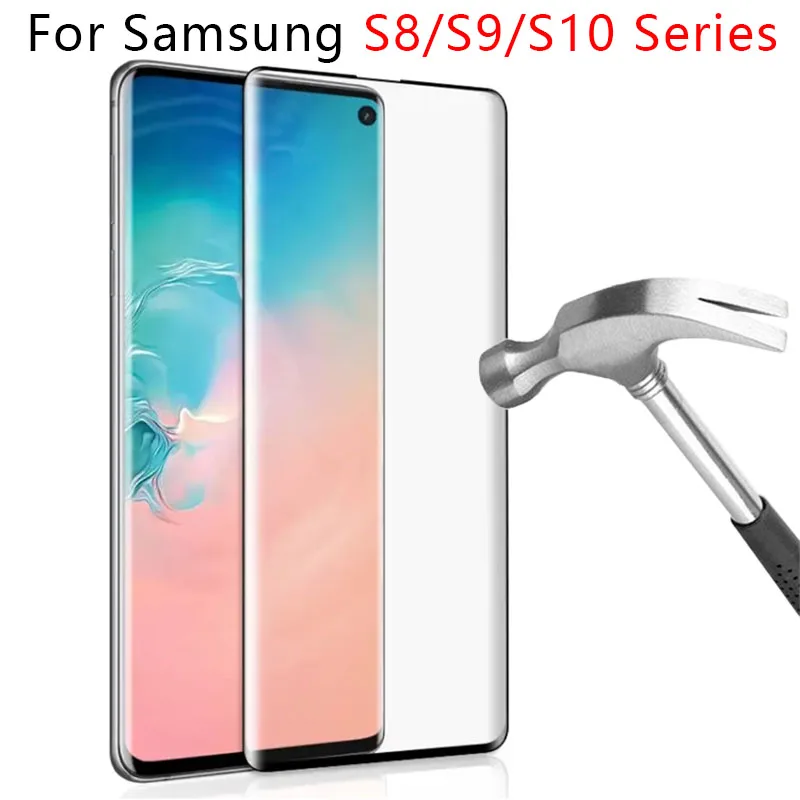 Чехол из закаленного стекла для Samsung s10 plus s9 s8 s10e Защитное стекло экрана Galaxy 8 s 9 10s 10