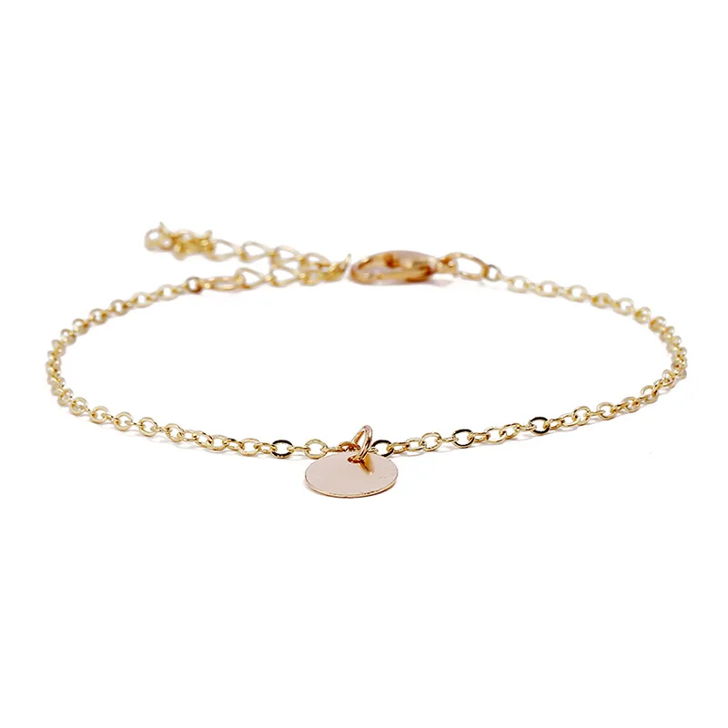 1Set Gold Color Imitation Pearl Round Bracelet Charm Bracelets Bangles For Women Adjustable Fashion Jewelry Gifts | Украшения и