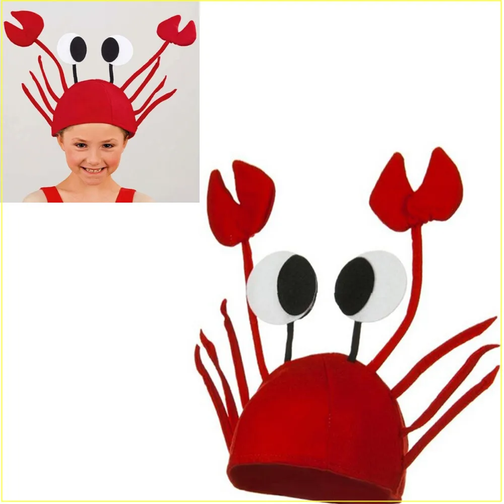 Забавная шляпа краб для Хэллоуина 1 шт.|hats for|hats for partyhat cap |