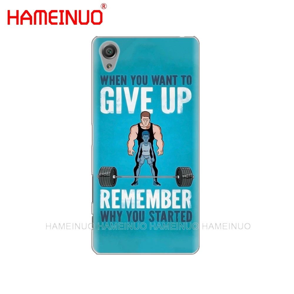 Чехол для телефона HAMEINUO Loving Bodybuilding Gym Fitness Cover sony xperia z2 z3 z4 z5 mini plus aqua M4 M5 E4 E5 E6 C4