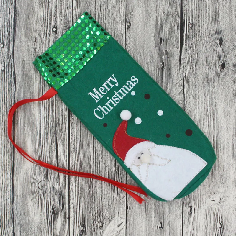 Рождественские товары Рождество дома настольные украшения бутылки вина