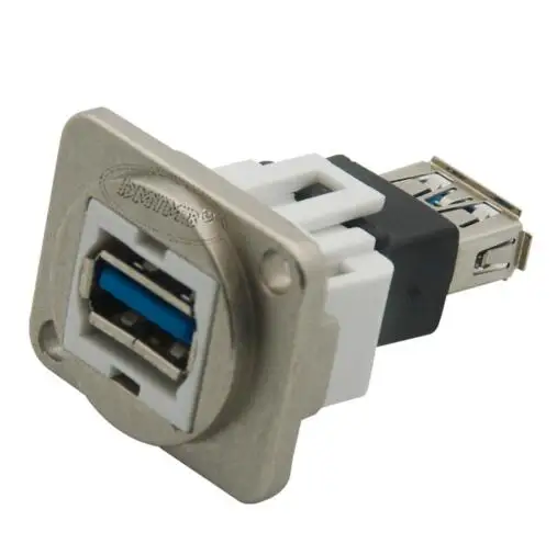 D Тип мета стиль USB мама к гнезду разъем Монтажный держатель кронштейн адаптер - Цвет: USB 3.0 Classical