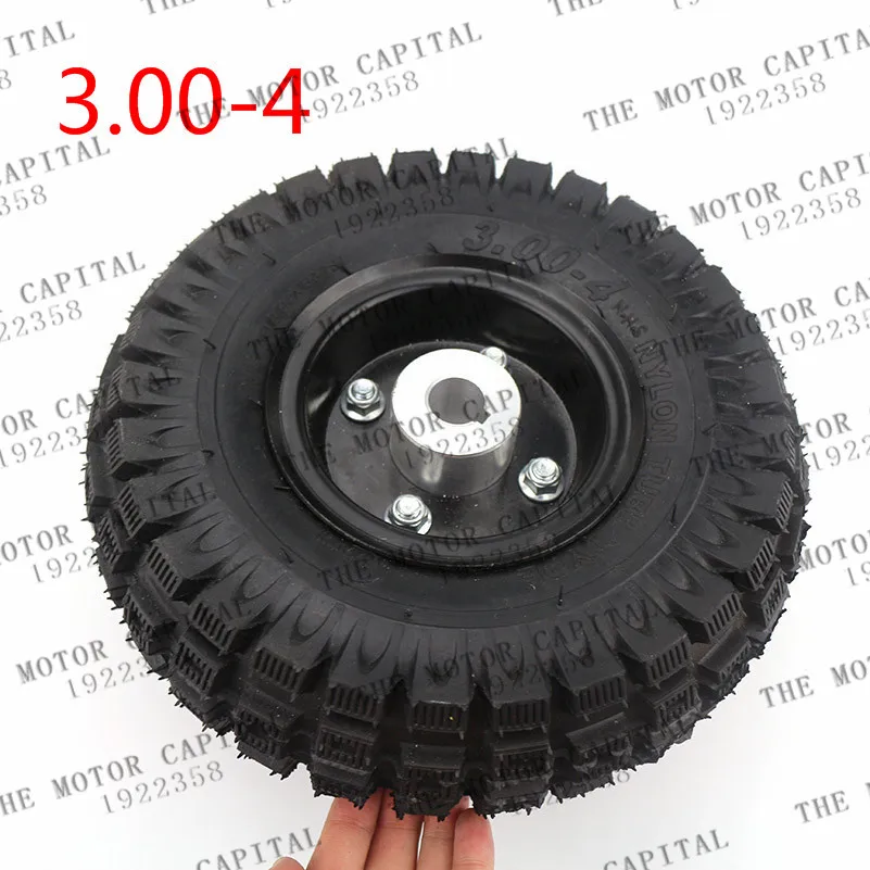 3.00-4 Electric Scooter out tire and inner tyre Alloy Rim hub Gas scooter bike motorcycle | Автомобили и мотоциклы