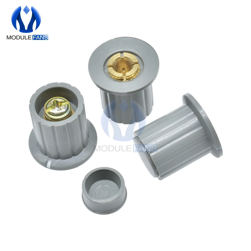 10 шт. регулируемая крышка потенциометра с проволочной обмоткой 4 мм | Электронные