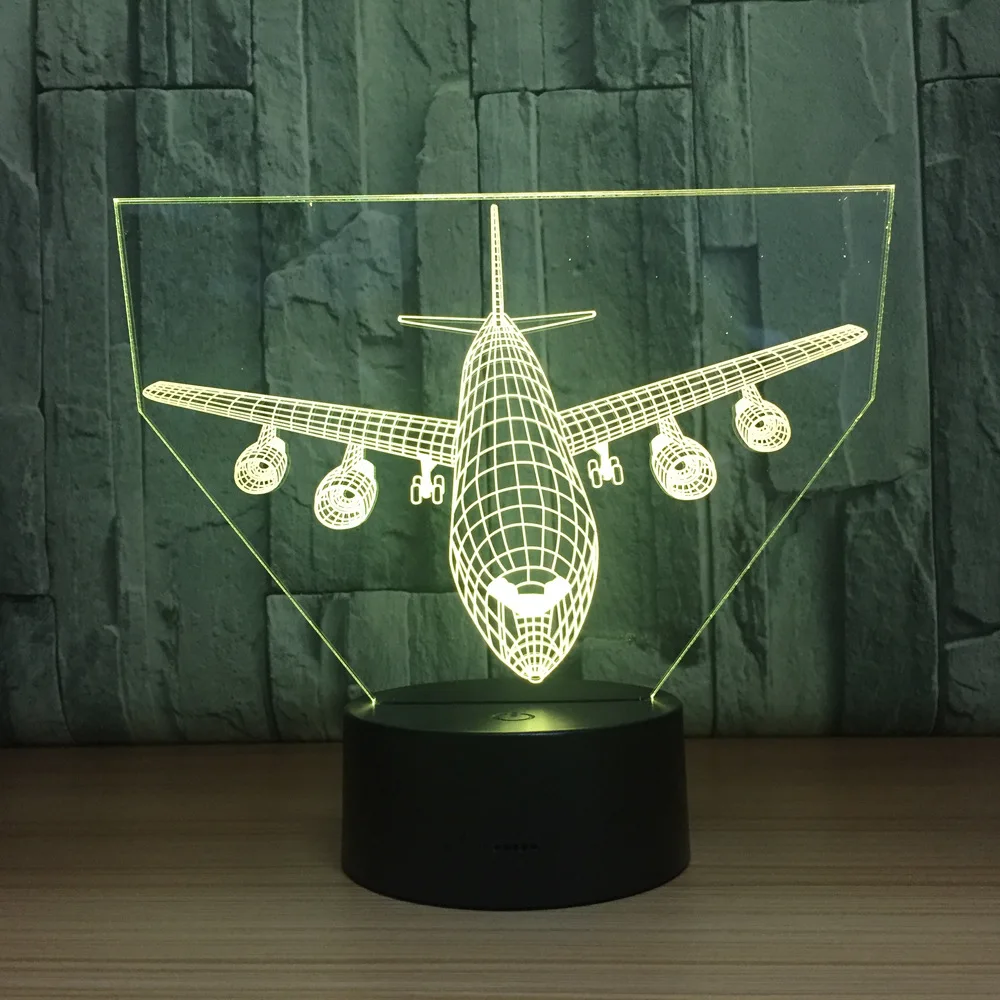 Пульт дистанционного управления Boeing Air Plane 3D лампа светодиодный светильник