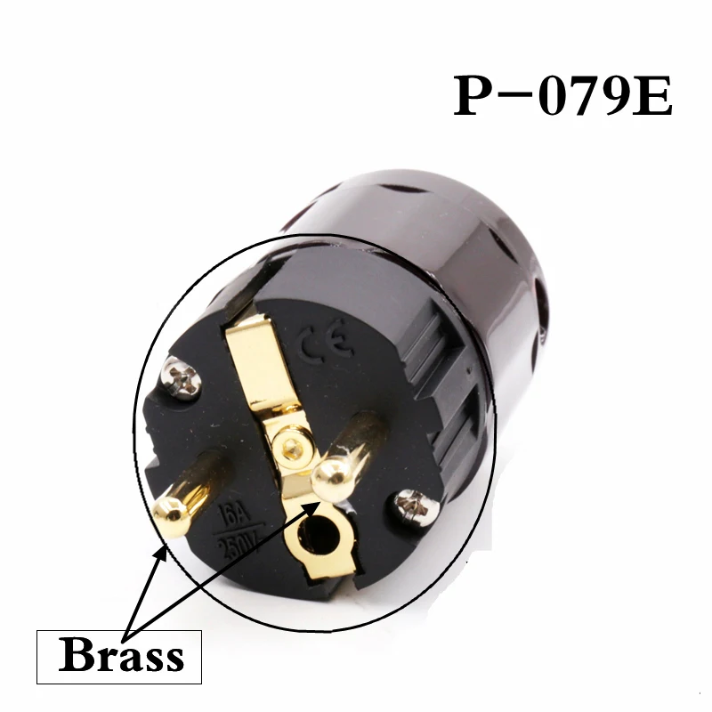 5 шт. Hi Fi аудио разъем латунный 24 К позолоченный|adapter plug|adapter euadapter connector |