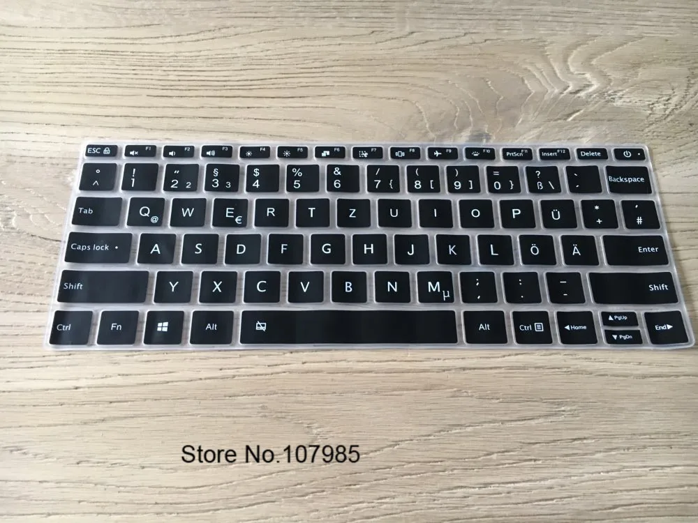 Немецкий силиконовый чехол для клавиатуры ноутбука Xiaomi Mi Notebook Air 13 3 Pro 15 6 защитная