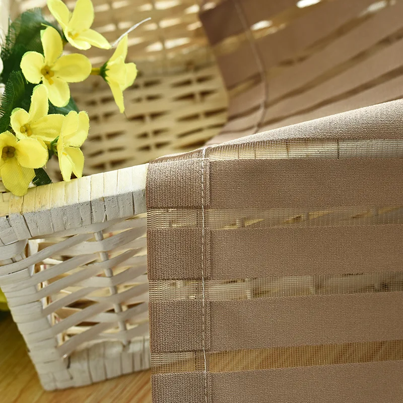 Прозрачные Занавески для окна ткани кухонная пряжа роскошные шторы из органзы