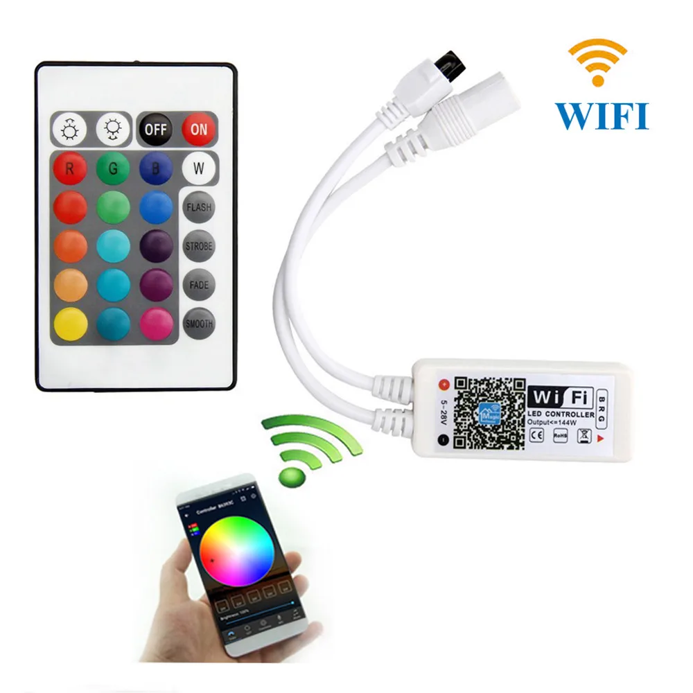 Светодиодная лента RGB/RGBW/RGBWW 10 м 5050 SMD 300 светодиодов 12 В постоянного тока с Wi-Fi