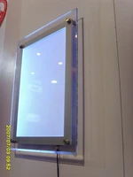 illuminated crystal led poster frameacrylic super slim led lightboxes