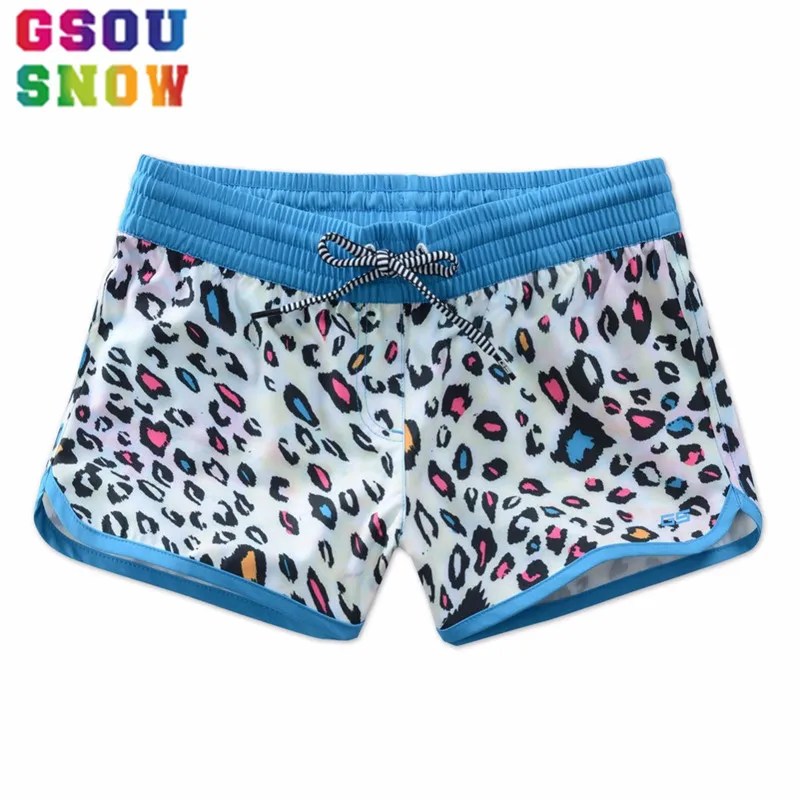 Женские пляжные шорты Gsou Snow Brand купальные больших размеров Плавки бикини для