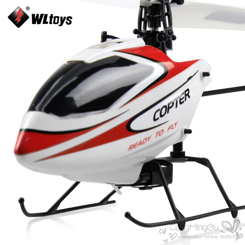 Оригинальный вертолет WLtoys V911 на радиоуправлении 2 4 ГГц канала Дрон с