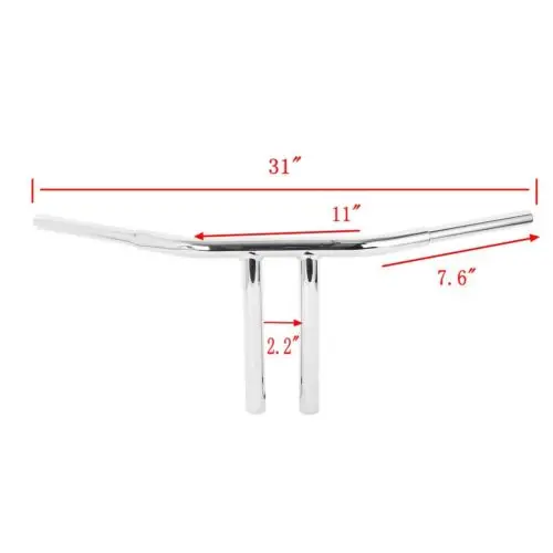 1-1/4 &quotFat Custom 11 5&quot Rise T-бар ручные фрикционы для мотоцикла Harley Softail Dyna FLD |