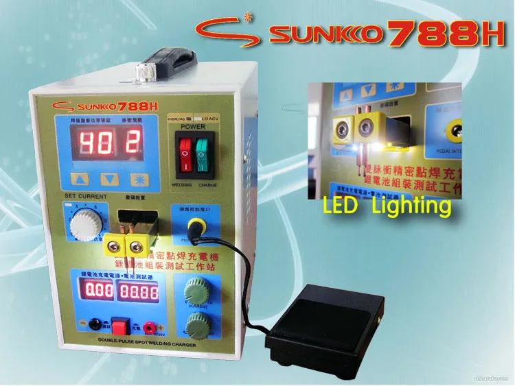 

1PC Pulse Battery Spot Welder 788H(788+)Welding Machine Micro-computer Battery Charger 800 A0.1 - 1.0mm 36V (Nickel addition)