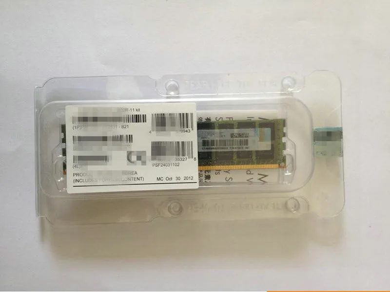 

672631-B21 16G 2RX4 PC3-12800R 684031-001 672612-081 1 year warranty