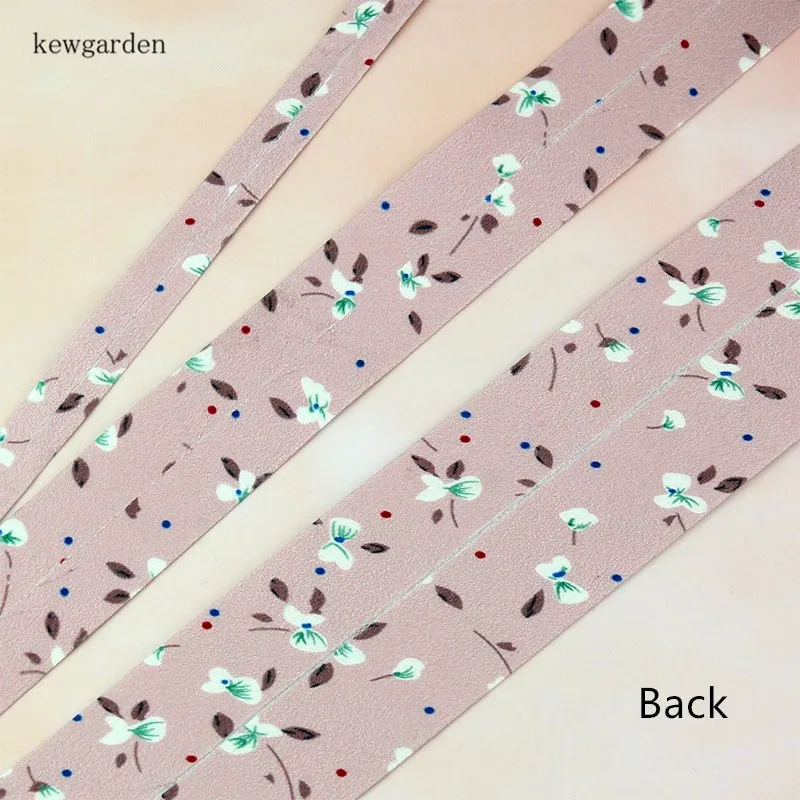 Kewgarden 1 5 &quot1&quot 3/8 &quotЦветочная ткань атласная лента DIY брошь серьги аксессуары для