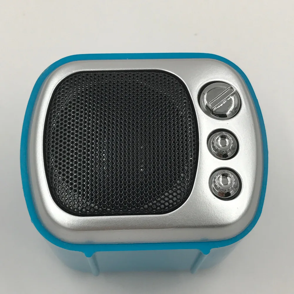 Миниатюрный беспроводной Bluetooth-динамик в ТВ-стиле симпатичный портативный