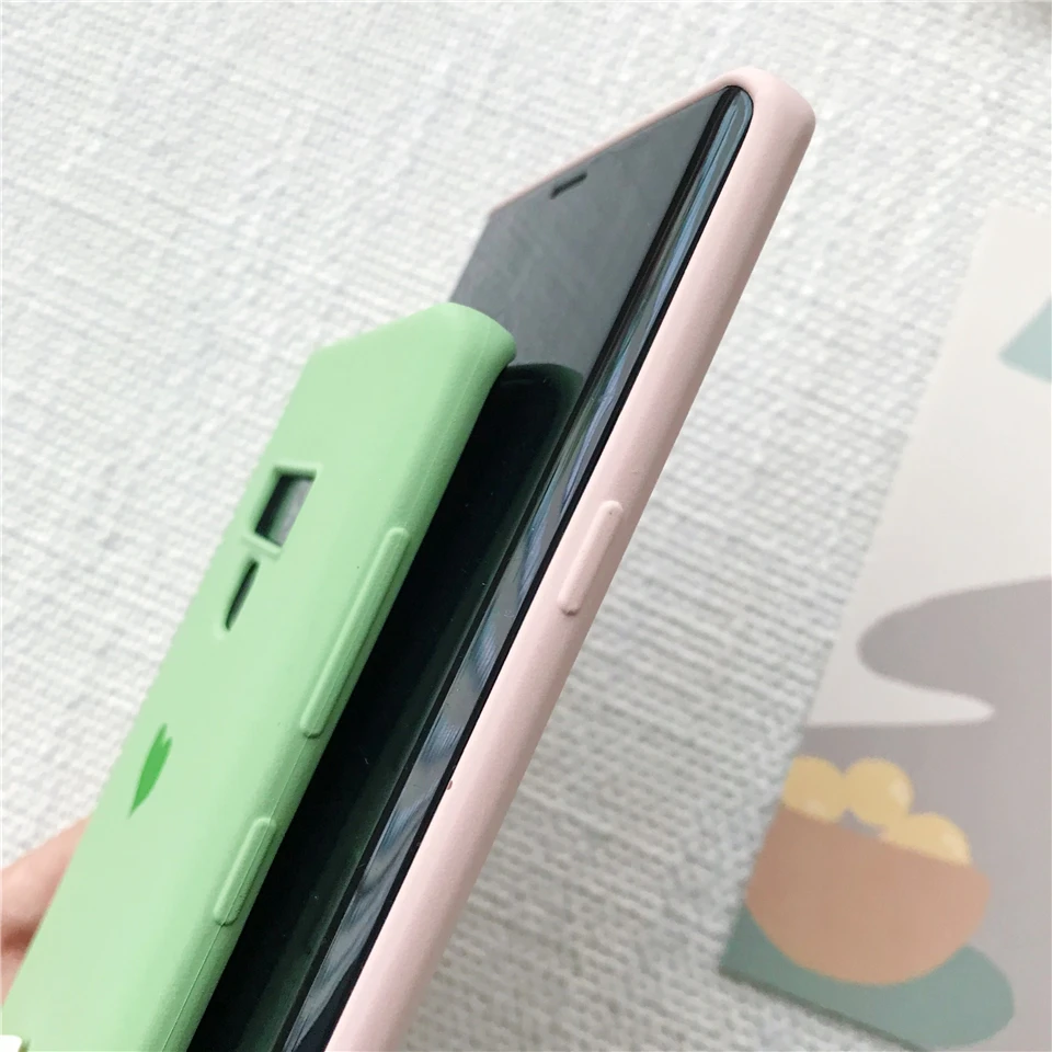 For Samsung Galaxy Note 9 8 5 4 Cover Soft Cute Love Heart Print Sand Texture Silicone TPU Case S10 Plus S10E S9 S8 |